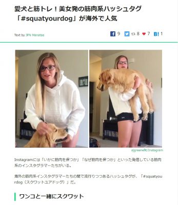 犬と筋トレ